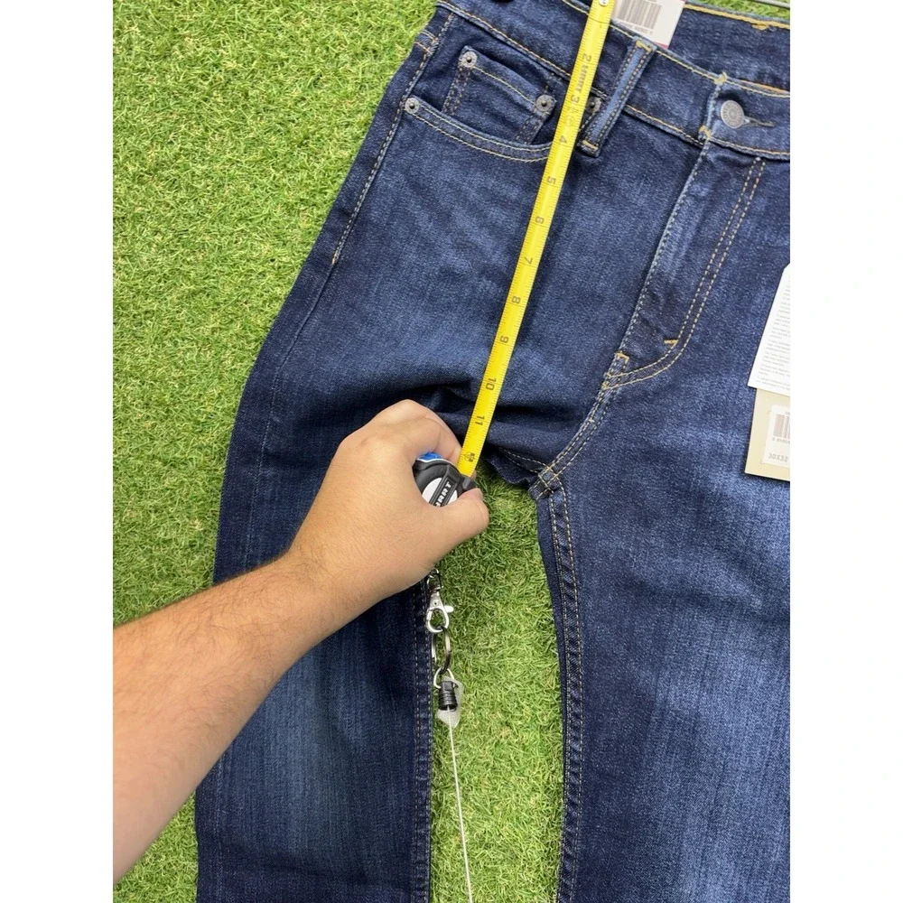 Levis 510 Jeans Mens 30x32 Blue Skinny Dark Wash Stretch Denim Preppy Casual NWT